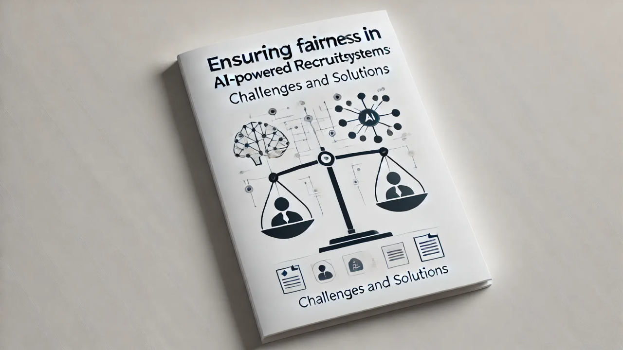 AI recruitment fairness illustration
